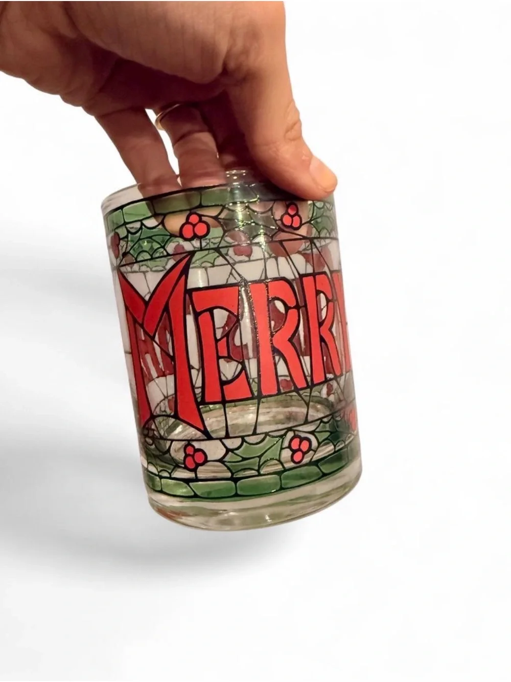 N/A festive glass